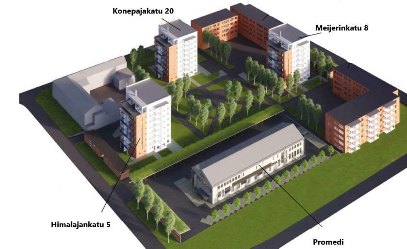 Pro Apartments 3 Vaasa Bagian luar foto